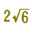 2sqrt(6)